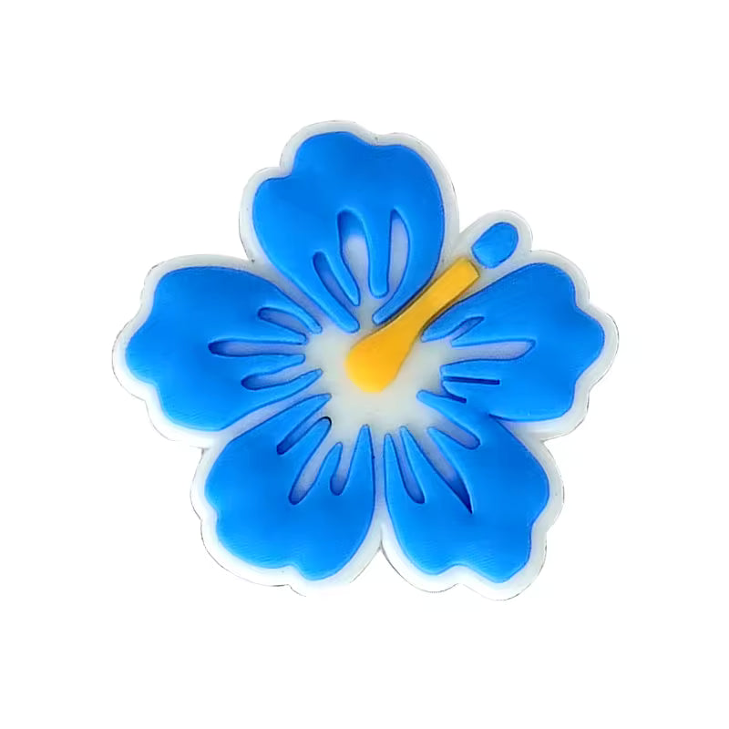 Pin's hibiscus bleu