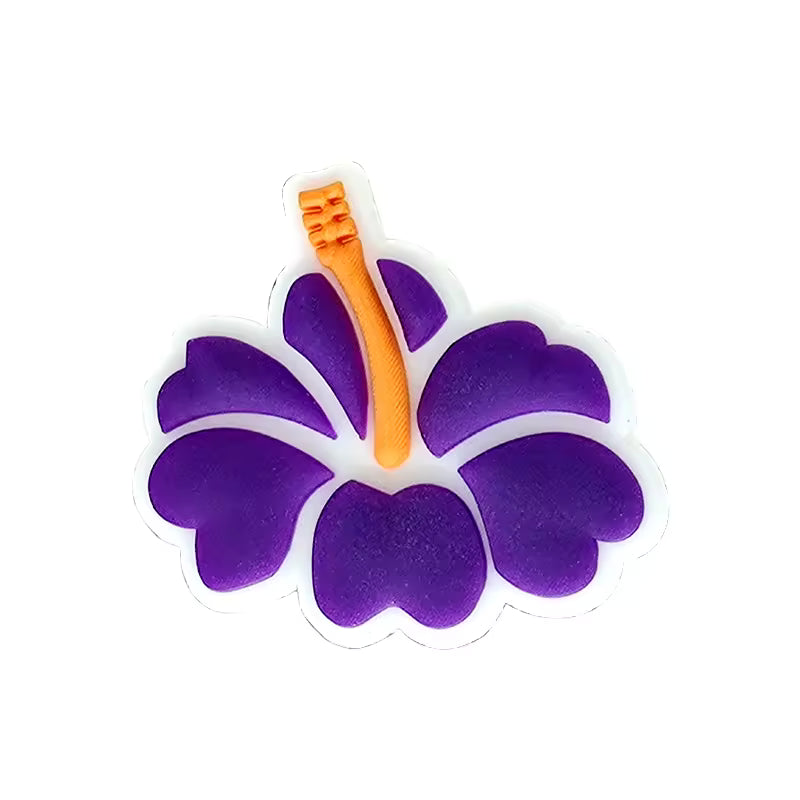 Pin's hibiscus violet